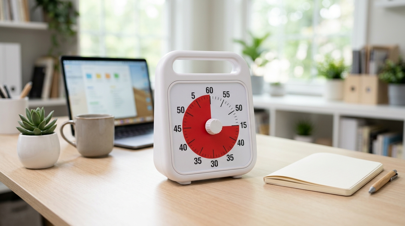 Time Timer PLUS Review: The Visual Timer That Transforms ADHD Time Management